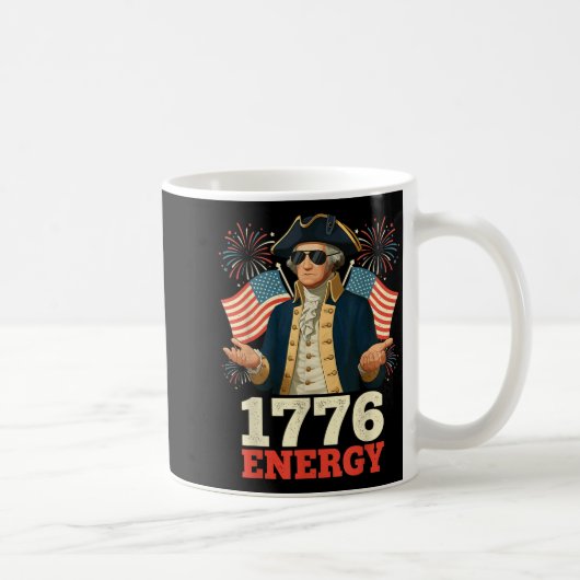 6-7 George Washington Six Seven Meme Funny 4th Of  Kaffeetasse (Rechts)