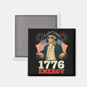 6-7 George Washington Six Seven Meme Lustig 4. Jul Magnet (Vorderseite/Rückseite)