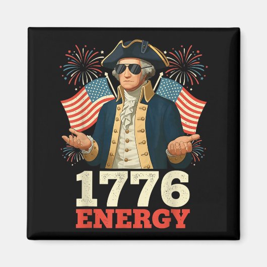 6-7 George Washington Six Seven Meme Lustig 4. Jul Magnet (Vorne)