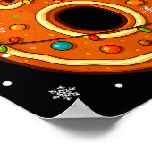 6 7 Gingerbread Meme Christmas Matching Couple Boy Poster (Ecke)