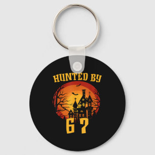 6 7 halloween 67 meme sechs sieben heimgesucht gen schlüsselanhänger