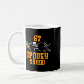 6 7 Halloween 67 Meme Six Seven 6 7 Gruseltrupp H Kaffeetasse (Links)