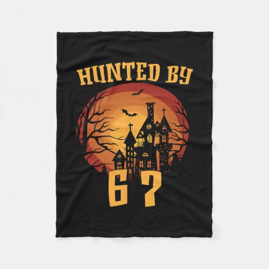 6 7 Halloween 67 Meme Six Seven Spuk Gen Alpha Fleecedecke (Vorderseite)