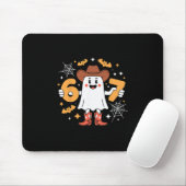 6 7 Halloween-Geist 67 Meme Gen Alpha Sechs Sieben Mousepad (Mit Mouse)
