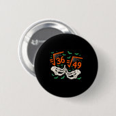 6 7 Halloween-Mathematik Quadratwurzel 67 Meme Gen Button (Vorne & Hinten)