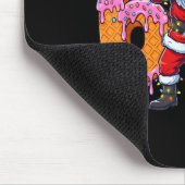 6 7 Ice Cream Drip Santa Six Seven Meme Kids 67 Ch Mousepad (Ecke)