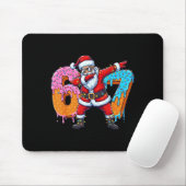 6 7 Ice Cream Drip Santa Six Seven Meme Kids 67 Ch Mousepad (Mit Mouse)