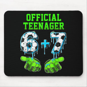 6+7 Jahre alte Jungen Teenager 13. Geburtstag Lust Mousepad