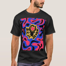 6 7 kurvenreiche Wellen T-Shirt