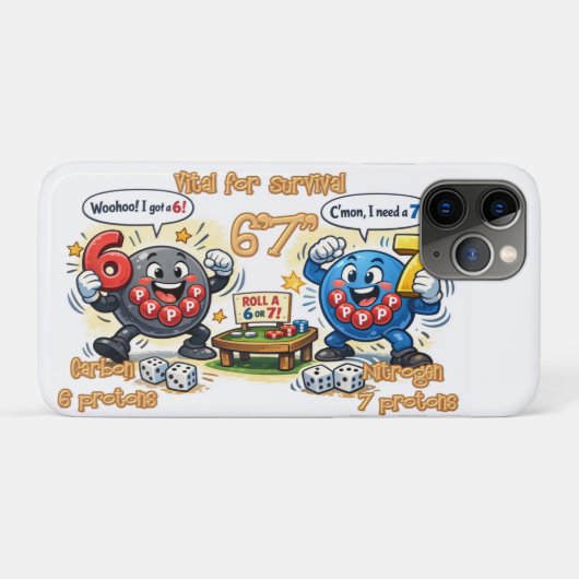 6’7” Lebenswichtig Chemie-Elemente Case-Mate iPhone Hülle (Rückseite (Horizontal))