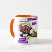 6’7” Lebenswichtig Chemie-Elemente Tasse (Vorderseite Links)
