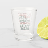 6 7 Lehrer Sechs Sieben 67 Weihnachtsmann Gen Alph Schnapsglas (Rückseite)