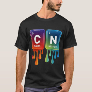 6 7 Lustiger Wissenschaft Chemie Lehrer Periodensy T-Shirt