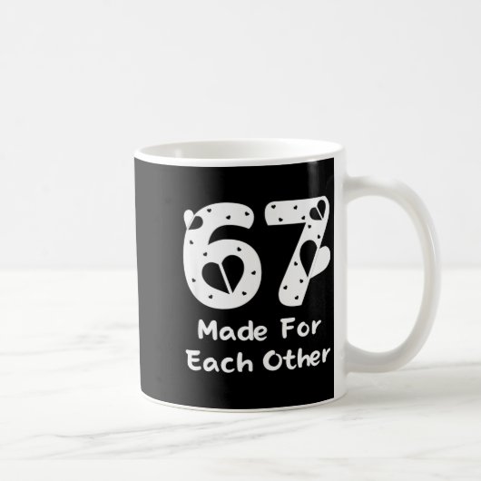 6 7 Made For Each Other, Red 67 Christmas Couple V Kaffeetasse (Rechts)