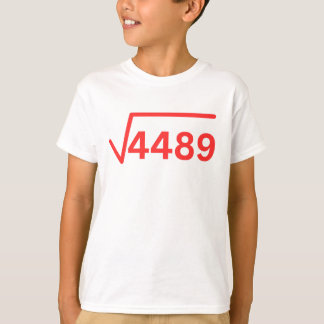 6 7 meme 4489 lustige Mathematik T-Shirt