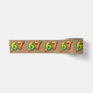 6 7 Meme Boys Geburtstag Satinband