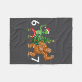 6 7 Meme Christmas Alien Sasquatch Six Seven Fun Fleecedecke (Vorderseite (Horizontal))