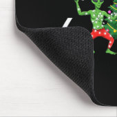 6 7 Meme Christmas Alien Sasquatch Six Seven Fun  Mousepad (Ecke)