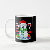 6 7 Meme Christmas Funny Snowman Six Seven 67 Men  Kaffeetasse (Links)