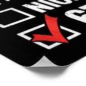 6-7 Meme Christmas Naughty Nice 67 Six Seven Funny Poster (Ecke)