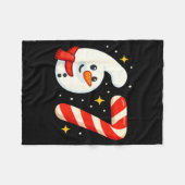 6 7 Meme Christmas Shirt 67 Six Seven Snowman Boy  Fleecedecke (Vorderseite (Horizontal))