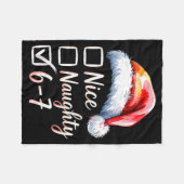 6-7 Meme Funny Christmas Retro Santa Hat Xmas 6 7 Fleecedecke (Vorderseite (Horizontal))