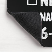 6-7 Meme Funny Christmas Retro Santa Hat Xmas 6 7 Mousepad (Ecke)