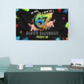 6 7 Meme Graffiti Six Seven Birthday Banner (Messeveranstaltung)
