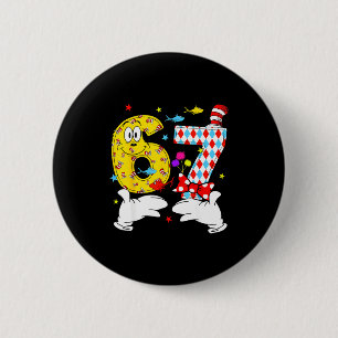 6 7 Meme Hände sechs sieben lesen Lesetag Buch Button