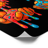 6 7 Meme Ice Cream Drip Funny Gen Alpha Slang  Poster (Ecke)