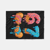 6 7 Meme Ice Cream Drip Gen Alpha Slang Fleecedecke (Vorderseite (Horizontal))