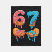 6 7 Meme Ice Cream Drip Gen Alpha Slang  Fleecedecke (Vorderseite)