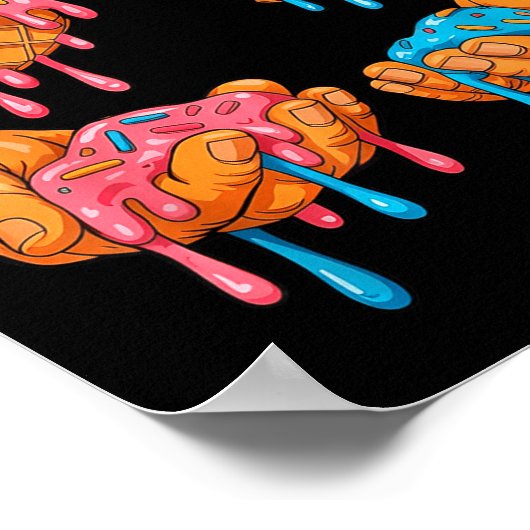 6 7 Meme Ice Cream Drip Gen Alpha Slang  Poster (Ecke)