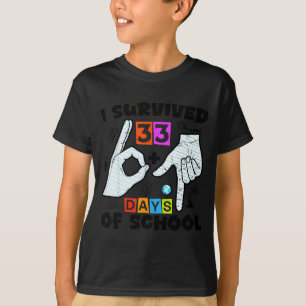 6 7 Meme Lehrer Ich habe 67+33 Tage Schule überleb T-Shirt