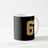 6-7 Meme Leopard Cheetah Cool Six-seven Funny 67 G Kaffeetasse (VorderseiteRechts)