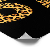 6-7 Meme Leopard Gepard Cool Six-seven Lustig 67 G Poster (Ecke)