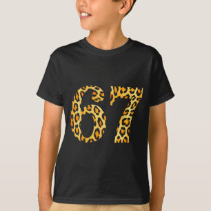 6-7 Meme Leopard Gepard Cool Six-seven T-Shirt
