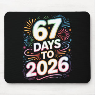 6 7 Meme Lustig Neujahr 67 Tage Bis 2026 Sechs Sie Mousepad