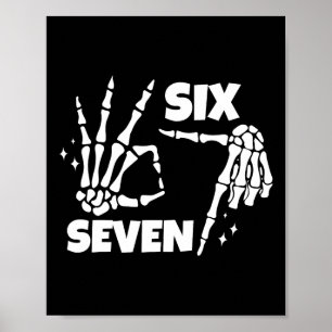 6 7 Meme Lustiges Skelett Hände Halloween Paare Si Poster