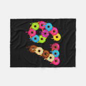 6 7 Meme Matching Love Donuts 67 Pajamas Kids Six Fleecedecke (Vorderseite (Horizontal))