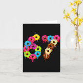 6 7 Meme Matching Love Donuts 67 Pajamas Kids Six  Karte (Gelbe Blume)