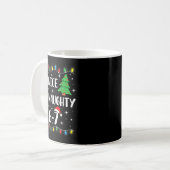 6-7 Meme Nice Naughty 67 Christmas Brain Rot Funny Kaffeetasse (Vorderseite Links)