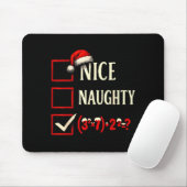 6-7 Meme Nice Naughty 67 Christmas Brain Rot Funny Mousepad (Mit Mouse)