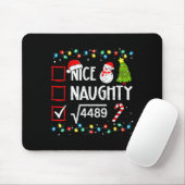 6-7 Meme Nice Naughty 67 Christmas Brain Rot Funny Mousepad (Mit Mouse)