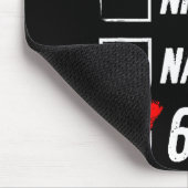 6-7 Meme Nice Naughty 67 Christmas Brain Rot Funny Mousepad (Ecke)