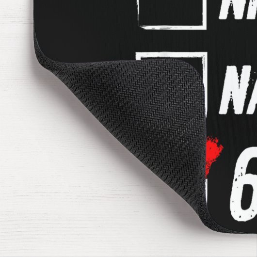 6-7 Meme Nice Naughty 67 Christmas Brain Rot Funny Mousepad (Ecke)