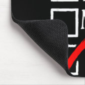 6 7 Meme Nice Naughty 67 Christmas Brain Rot Funny Mousepad (Ecke)