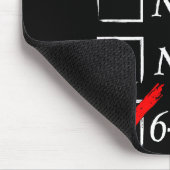 6-7 Meme Nice Naughty 67 Christmas Brain Rot Funny Mousepad (Ecke)