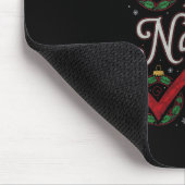 6-7 Meme Nice Naughty 67 Christmas Brain Rot Funny Mousepad (Ecke)