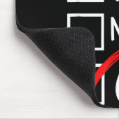 6-7 Meme Nice Naughty 67 Christmas Brain Rot Funny Mousepad (Ecke)